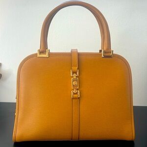 Beautiful Like New Vintage Gucci Jackie in Carmel Leather